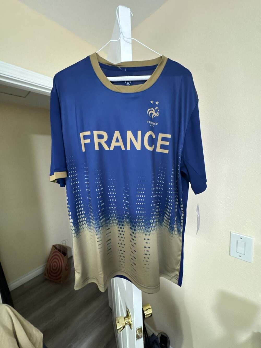 France FFF Official Soccer Jersey Size L #10